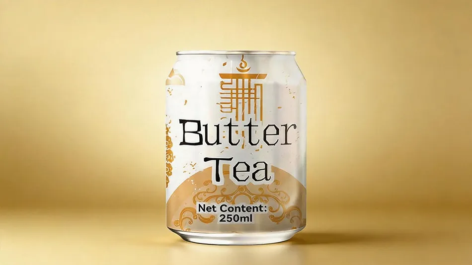 250ml butter tea aluminum can tibetan tea drink