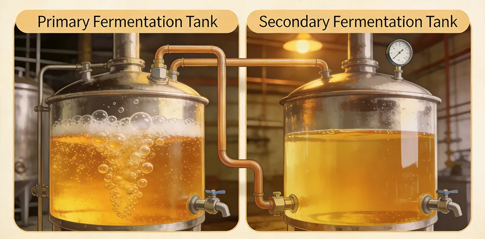double fermentation cider process brewing tanks and fermentation