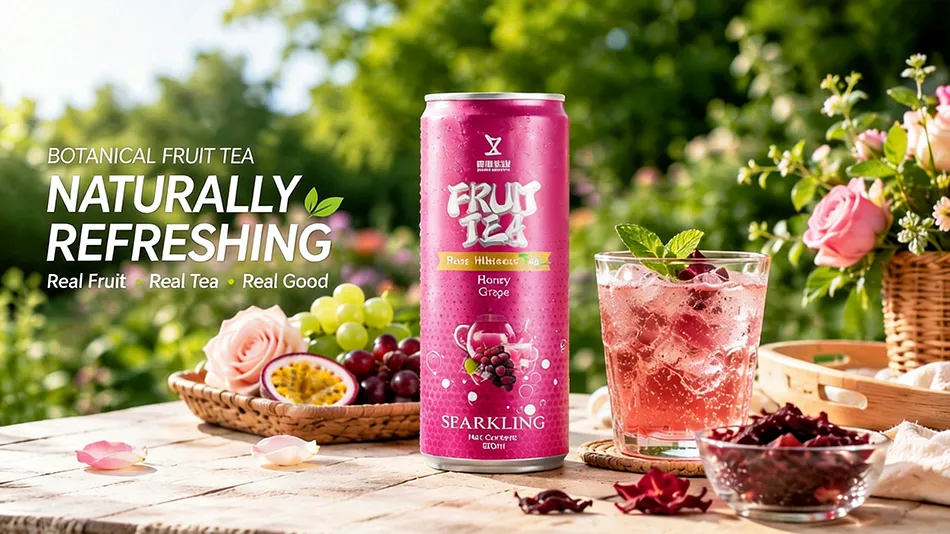 premium botanical fruit tea healthy refreshing beverage