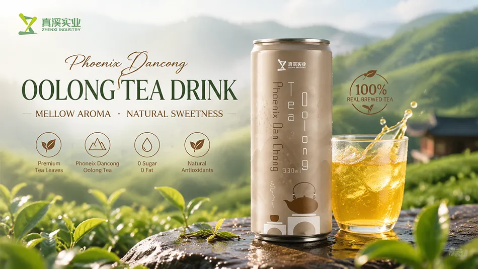 Premium Phoenix Dancong oolong tea drink 330ml aluminum can