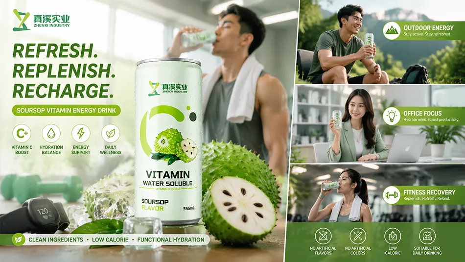 ready to drink soursop vitamin C energy drink for active lifestyle