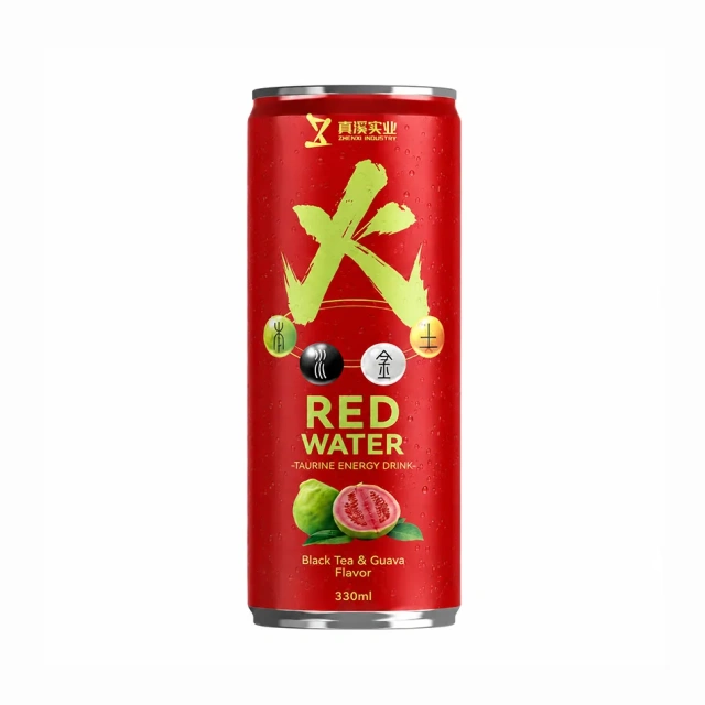 330ml Sleek Black Tea Guava Energy Drink | OEM