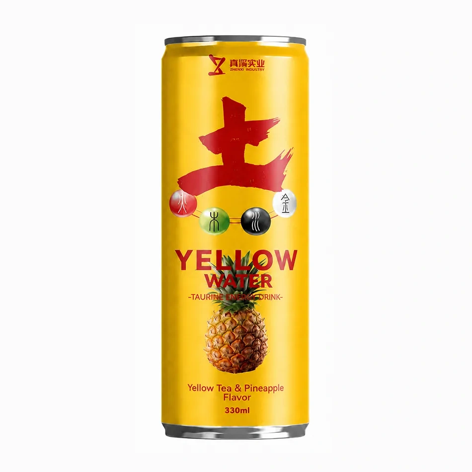 330ml Pineapple Herbal Energy Drink | Functional Beverage OEM