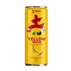 ZhenXi 330ml Yellow Tea Banana Flavor Canned Five Elements Taurine Energy Drink