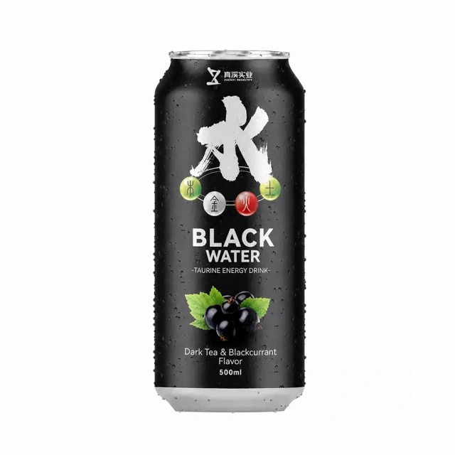 ZhenXi Dark Tea Black Currant Flavor Taurine Energy Drink 500Ml