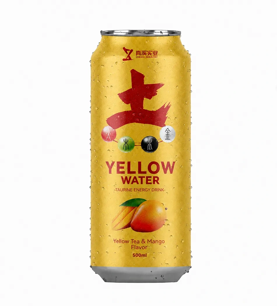 ZhenXi Yellow tea Mango Flavor Taurine Energy Drink 500Ml