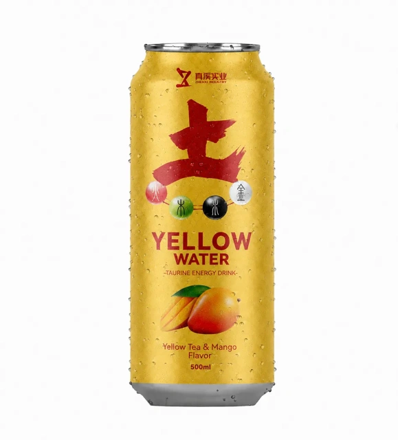 ZhenXi Yellow tea Mango Flavor Taurine Energy Drink 500Ml