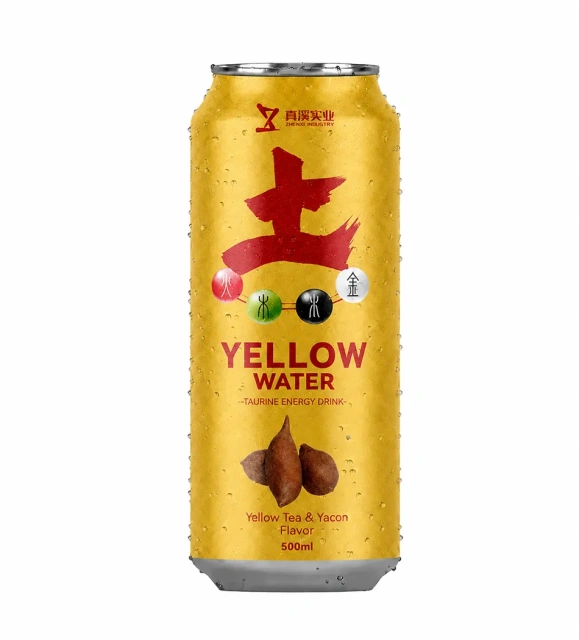 ZhenXi Yellow Tea Yacon Flavor Taurine Energy Drink 500Ml
