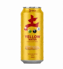 Yellow Tea Herbal Energy Drink 500ml | Corn Flavor Energy Drink OEM