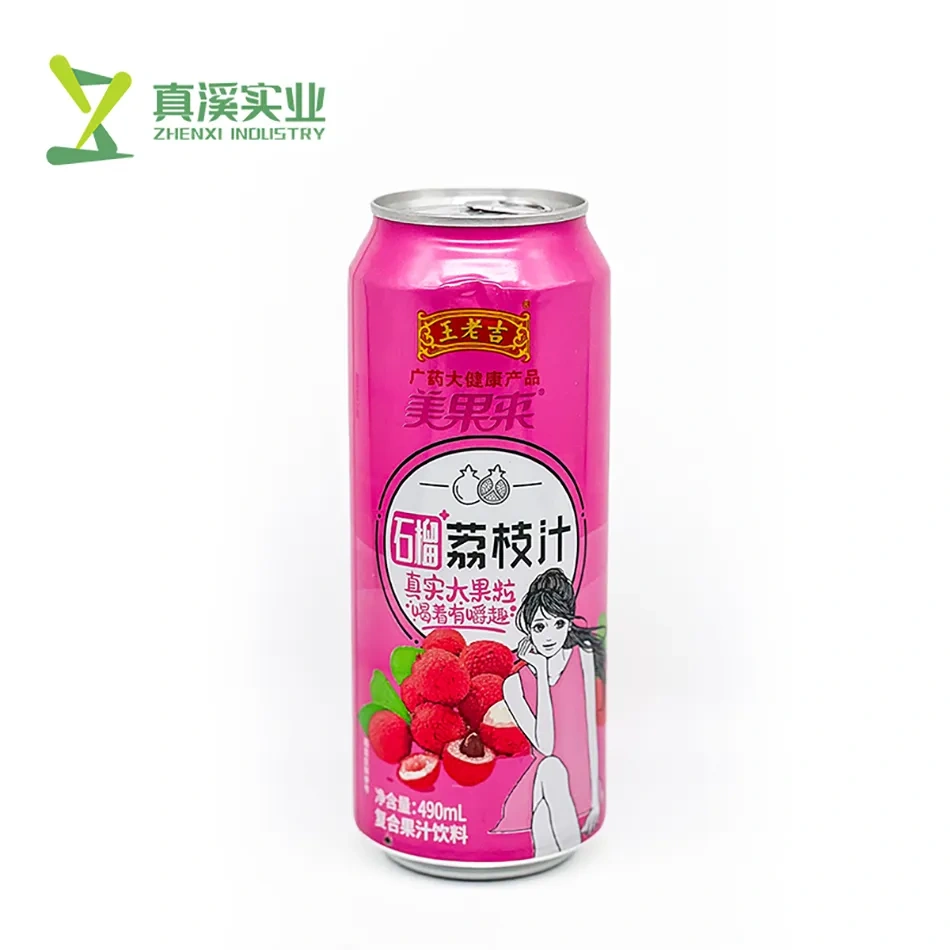 500ML ZhenXi Pomegranate Lychee Juice With Pulp Wholesale
