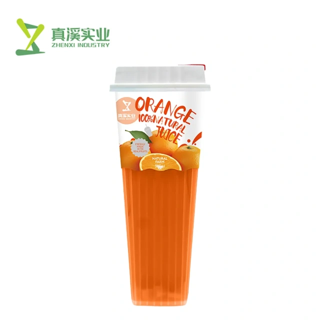 ZhenXi 100% Natural Orange Fruit Juice With Jelly