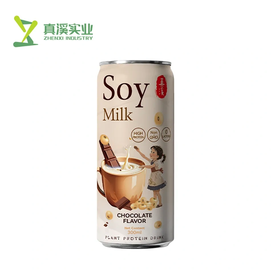 310ML(10.5 Fl oz)  ZhenXi Natural Chocolate Flavor Soy Milk Drink