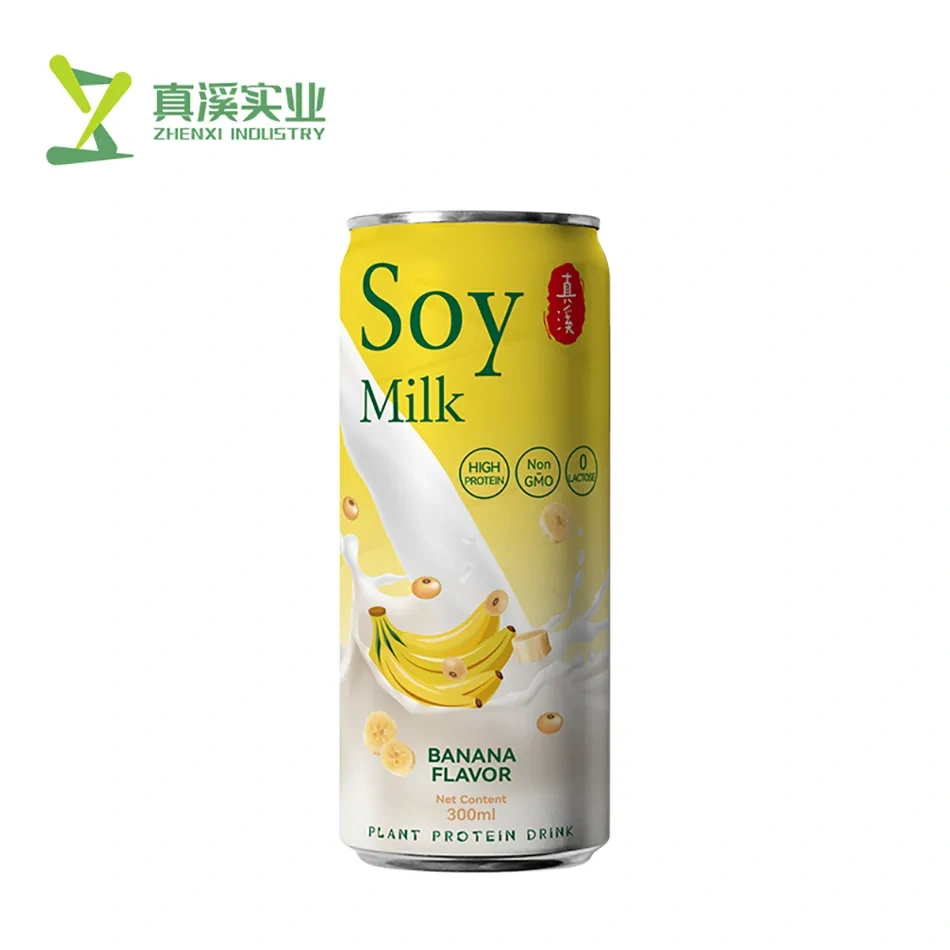 310ML ZhenXi Natural Banana Flavor Soy Milk Drink