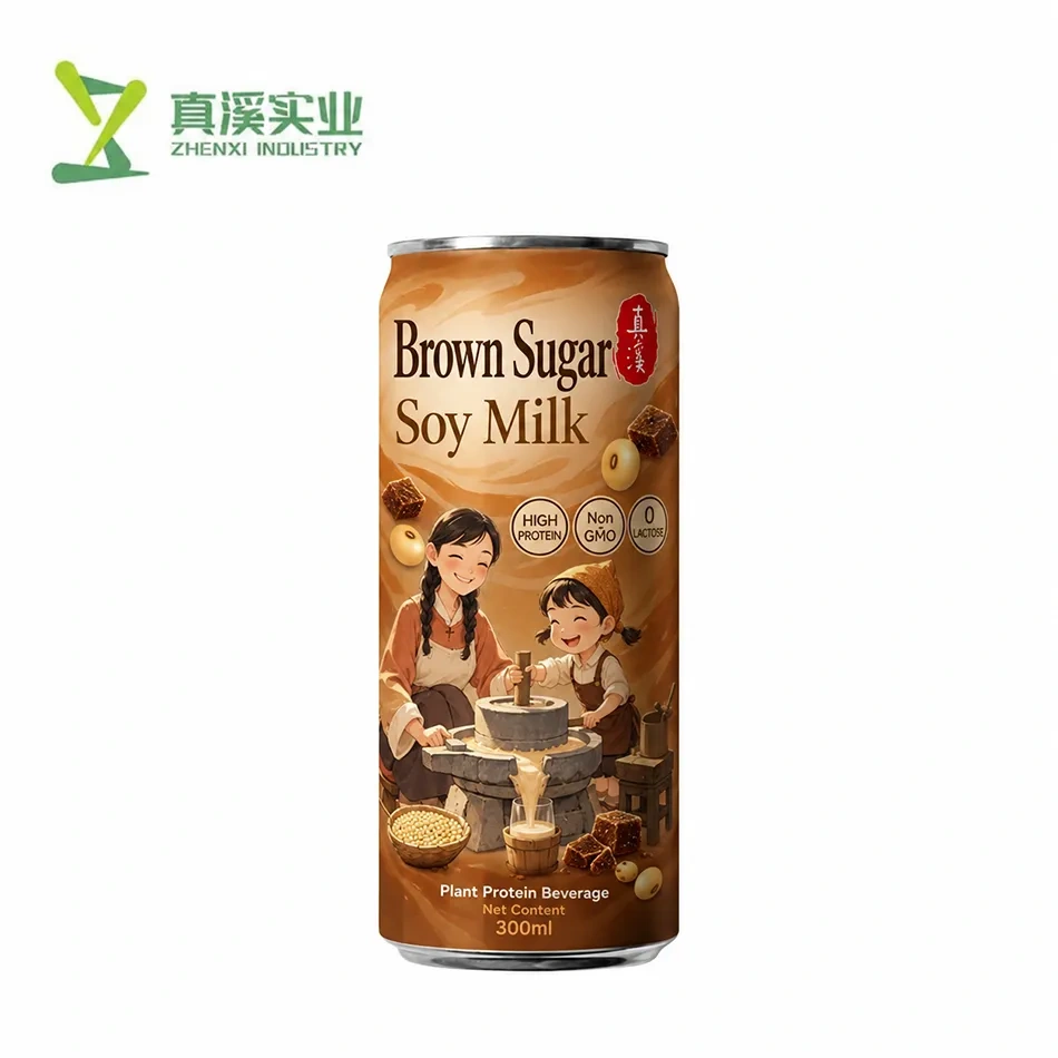 Canned Soy Milk OEM Manufacturer | 310ml Plant-Based Beverage Supplier