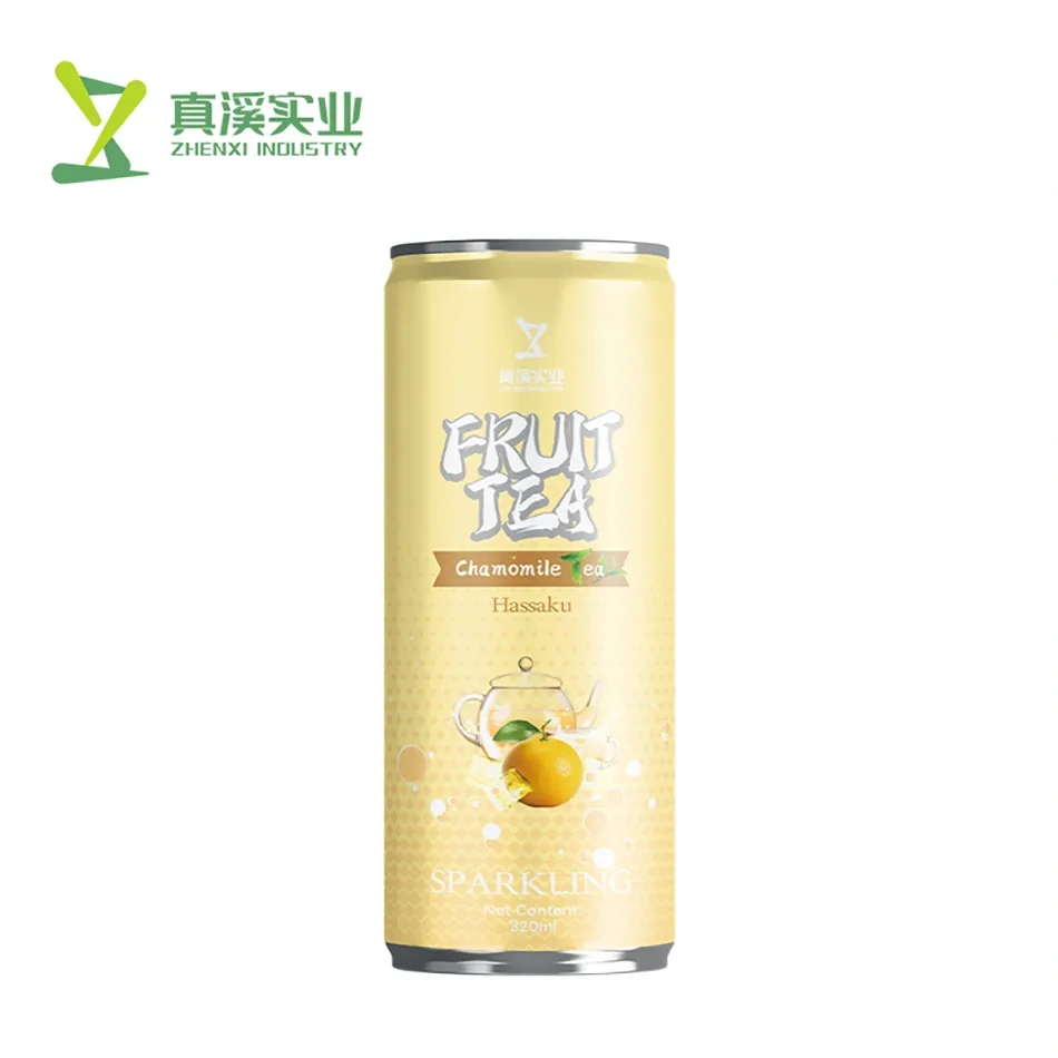 ZhenXi 330ml Premium Hassaku And Chamomile Flavor Canned Fruit Tea