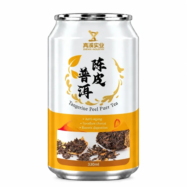 ZhenXi 100% Natural Tangerine Peel Pu'er Dark Tea 330Ml