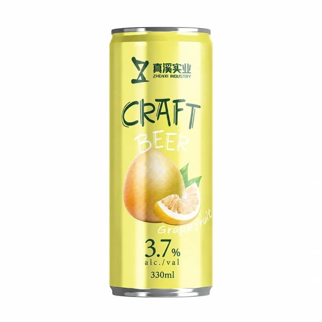 330ml ZhenXi Craft Beer Grapefruit Flavor | Sleek Can
