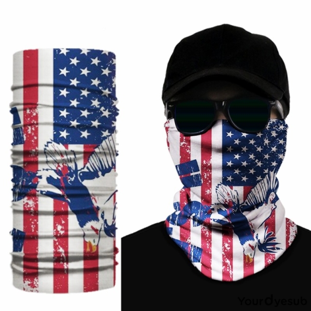 Flag country design face shields neck gaiters tubular bandanas for Cycling fishing Skateboarding climbing,yourdyesub.com