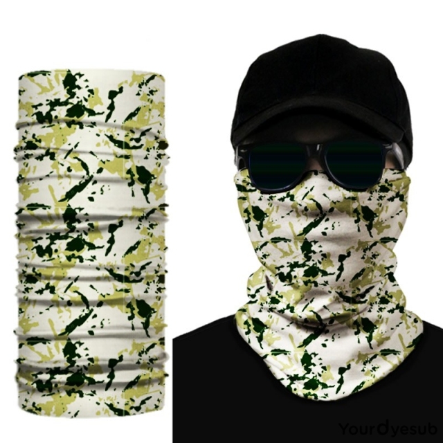 Camo Balaclava Face Mask and Neck Gaiter Seamless Polyester Bandana Outdoor for fishing cycling Ski,yourdyesub.com