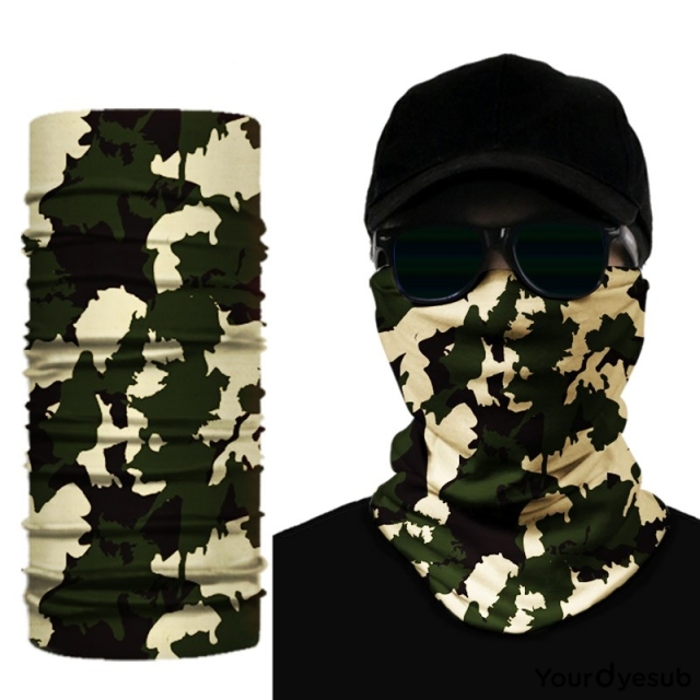 Camo series Bandana Headband Scarf Half Face Shield Neck Gaiters for Ski Cycling Motocycle,yourdyesub.com