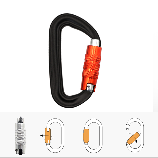 Automatic locking hiking buckle,yourdyesub.com,Custom Metal Carabiner with logo,Automatic locking hiking buckle,Product,carabiner