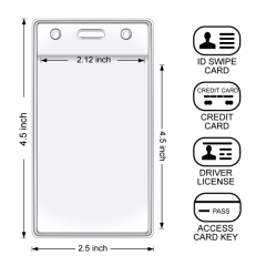 ID Holder,Soft PVC Card Holder,yourdyesub.com,Lanyard ID card holder, PVC wallets for lanyard, ID card wallets