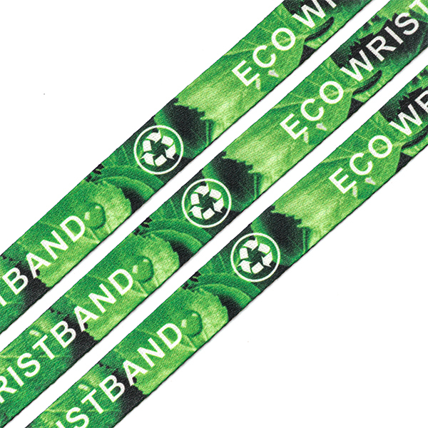Sustainable  Rpet Eco-friendly Lanyard, recycled plastic lanyard,yourdyesub.com