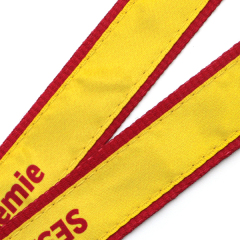 Custom 2 Layers Woven Lanyard With Logo | personalized woven lanyards,yourdyesub.com,Custom 2 Layers Woven Lanyard With Logo | personalized woven lanyards