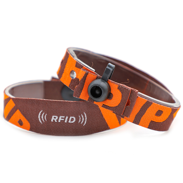 Loop Lock Woven Wristband With RFID,yourdyesub.com