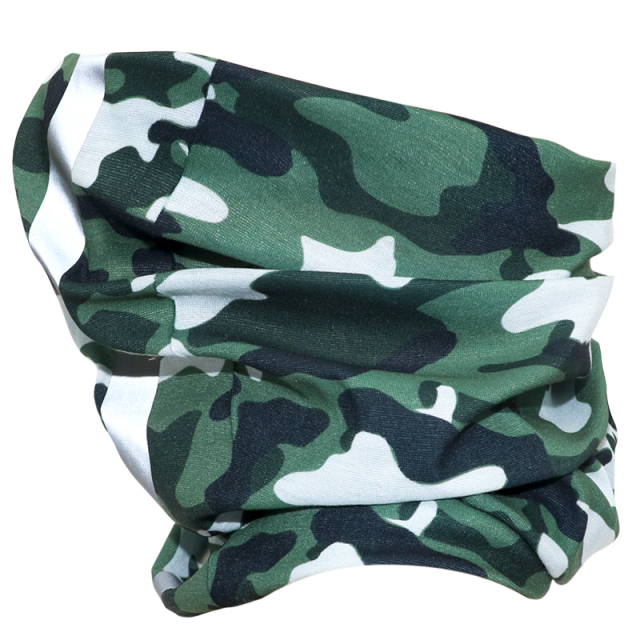 100% Polyester With Reflective Stripe Bandana For Running, Hunting, Fishing, Hiking, Motorcycle, Biking, Skiing,yourdyesub.com