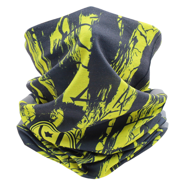 100% Polyester With Reflective Stripe Bandana For Running, Hunting, Fishing, Hiking, Motorcycle, Biking, Skiing,yourdyesub.com