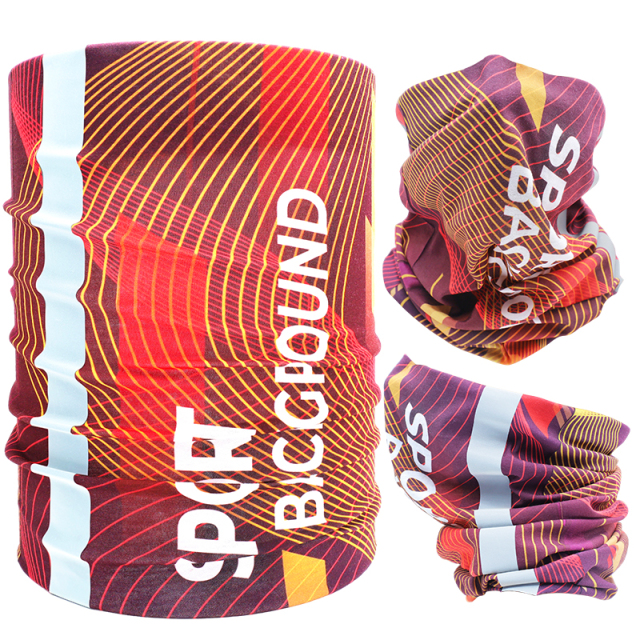 100% Polyester With Reflective Stripe Bandana For Running, Hunting, Fishing, Hiking, Motorcycle, Biking, Skiing,yourdyesub.com