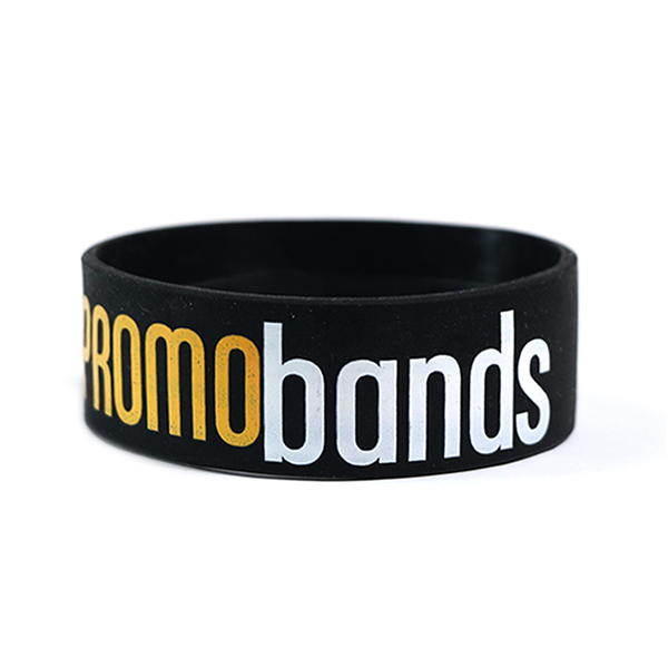 Dual-Layer Screen Printed Silicone Wristbands,yourdyesub.com,Dual-Layer Screen Printed Silicone Wristbands