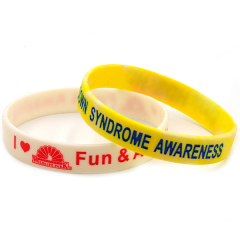 Dual-Layer Screen Printed Silicone Wristbands,yourdyesub.com,Dual-Layer Screen Printed Silicone Wristbands