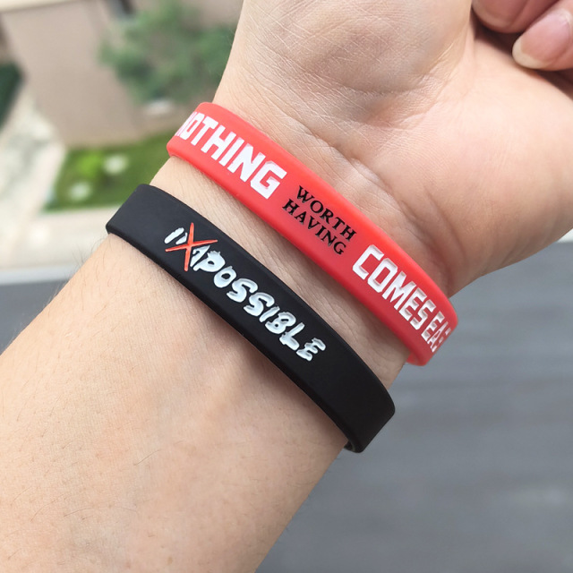 Segmented Silicone Wristbands with Debossed Color Fill | yourdyesub.com,yourdyesub.com,Segmented Silicone Wristbands with Debossed Color Fill | yourdyesub.com