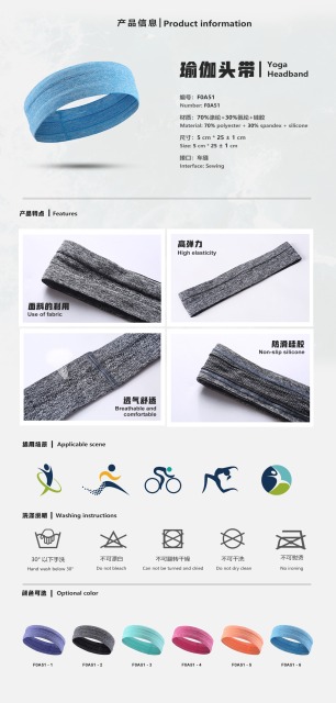 Personalized Sweat-Absorbing Headband  | Yourdyesub.com,yourdyesub.com,Personalized Sweat-Absorbing Headband  | Yourdyesub.com