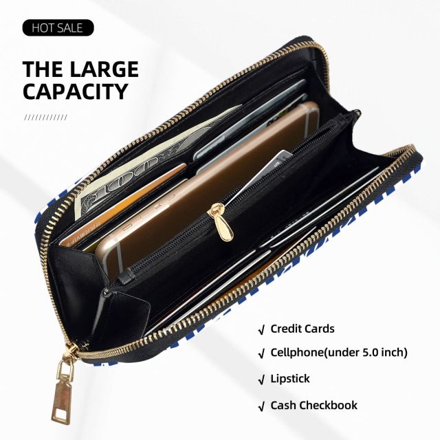 Long PU Leather Wallet (12 Card Slots),yourdyesub.com,Long PU Leather Wallet (12 Card Slots)