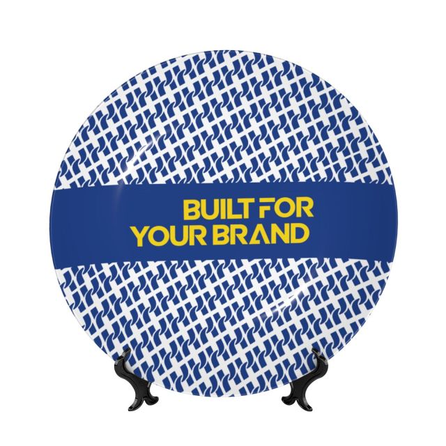 Bone China Decorative Plate (Round),yourdyesub.com,Bone China Decorative Plate (Round)