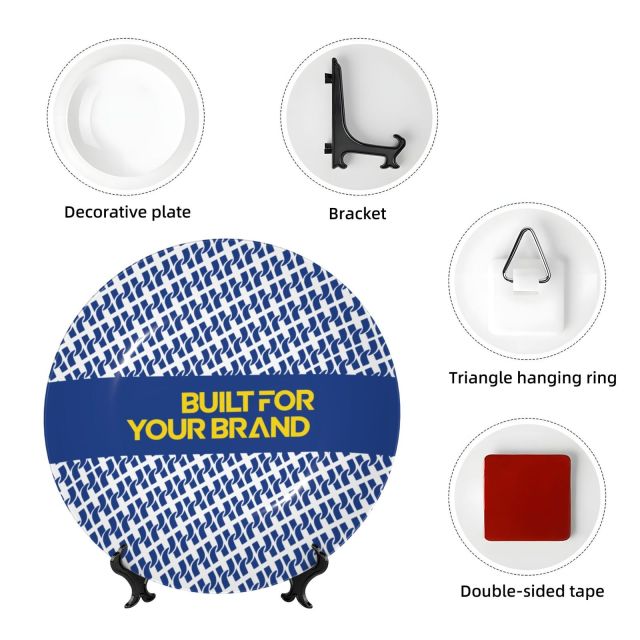 Bone China Decorative Plate (Round),yourdyesub.com,Bone China Decorative Plate (Round)