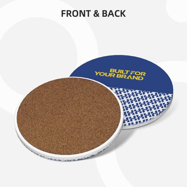 Ceramic Coaster Set (with Cork Backing),yourdyesub.com,Ceramic Coaster Set (with Cork Backing)