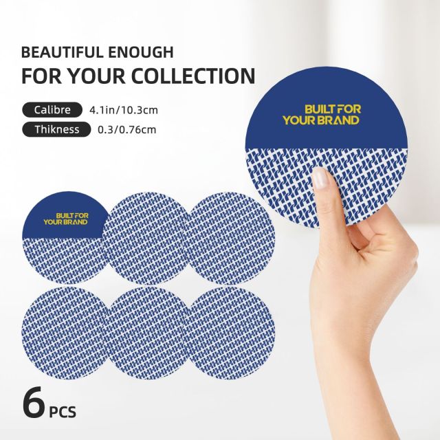 Ceramic Coaster Set (with Cork Backing),yourdyesub.com,Ceramic Coaster Set (with Cork Backing)