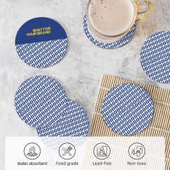 Ceramic Coaster Set (with Cork Backing),yourdyesub.com,Ceramic Coaster Set (with Cork Backing)
