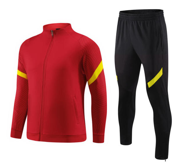Red Training Suit Set - High Elasticity And Breathable, Quick-Drying And Skin-Friendly,yourdyesub.com,Red Training Suit Set - High Elasticity And Breathable, Quick-Drying And Skin-Friendly