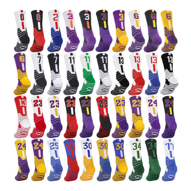 Basketball Socks Professional Anti-Slip Thickened Towel Bottom Sports Socks Elite Crew Basketball Socks With Number,yourdyesub.com,Basketball Socks Professional Anti-Slip Thickened Towel Bottom Sports Socks Elite Crew Basketball Socks With Number