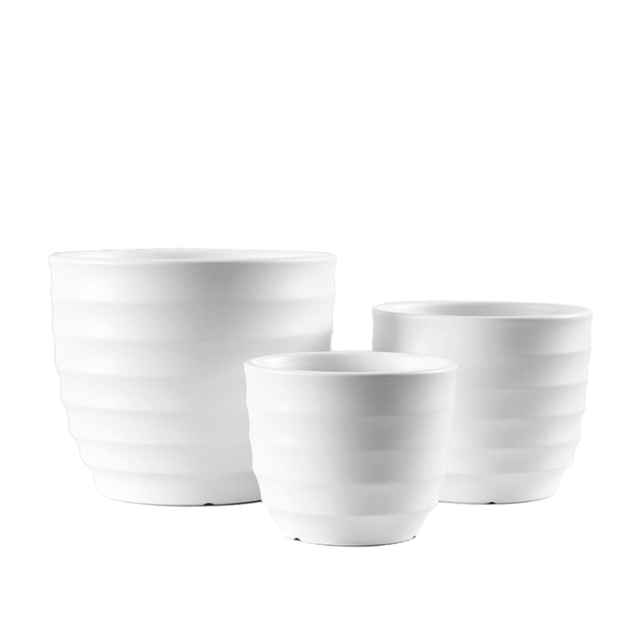 3PCS set ceramic planter pots