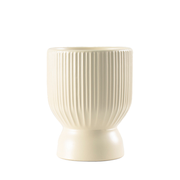 Matte glaze ceramic planter