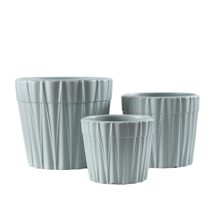 3PCS set ceramic planter pots