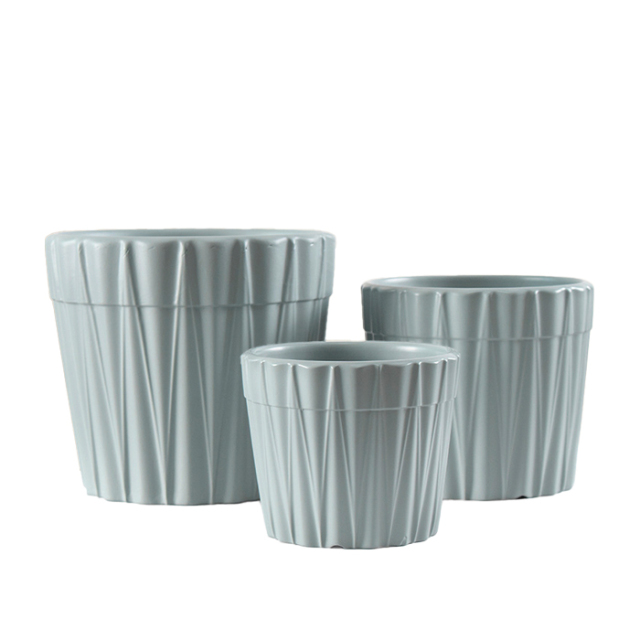 3PCS set ceramic planter pots