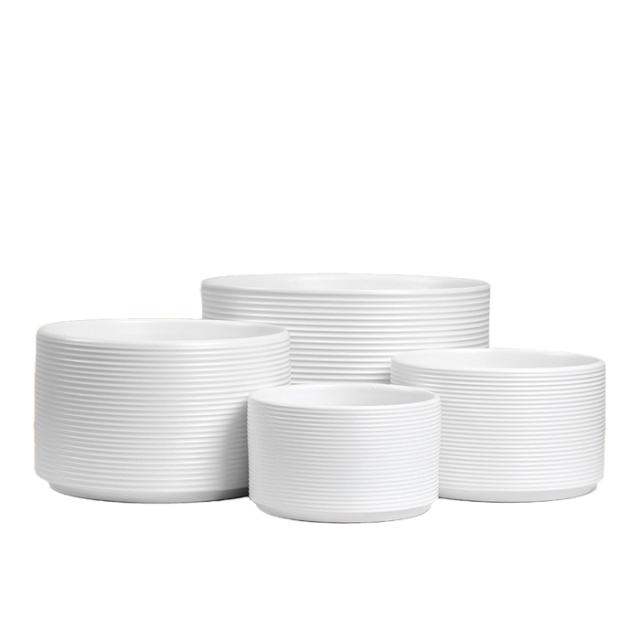 3PCS set ceramic planter pots