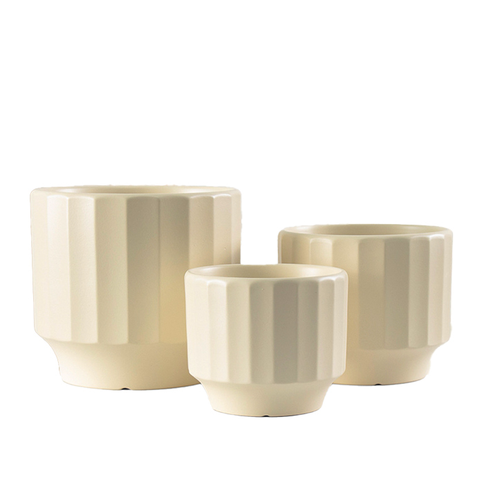 3PCS set ceramic planter pots